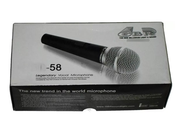 &uu  MICROFONO PC KARAOKE GRANDE DIMANICO SM-58 (3084)